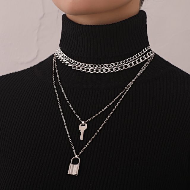 Lace sequined neck chain chain chain set a necklace 