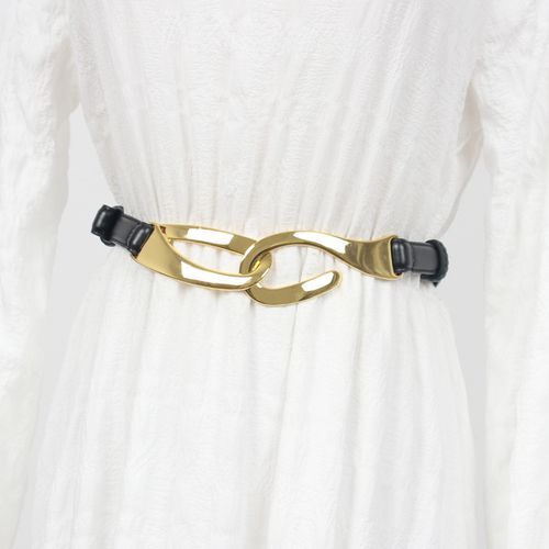 Yumina Faux-Pearl Waist Chain Belt white/pearl One Size