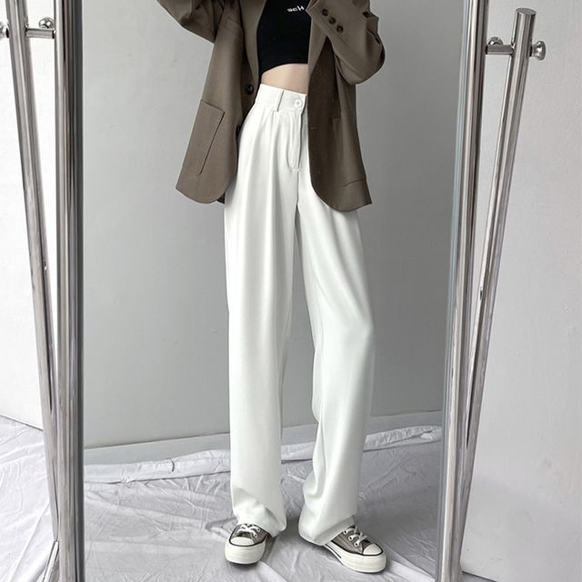 Everose-High-Waist Straight Leg Pants
