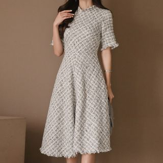 A line shop tweed dress