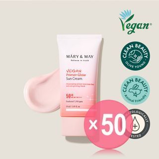 Mary&May - Vegan Primer Glow Sun Cream (x50) (Bulk Box)