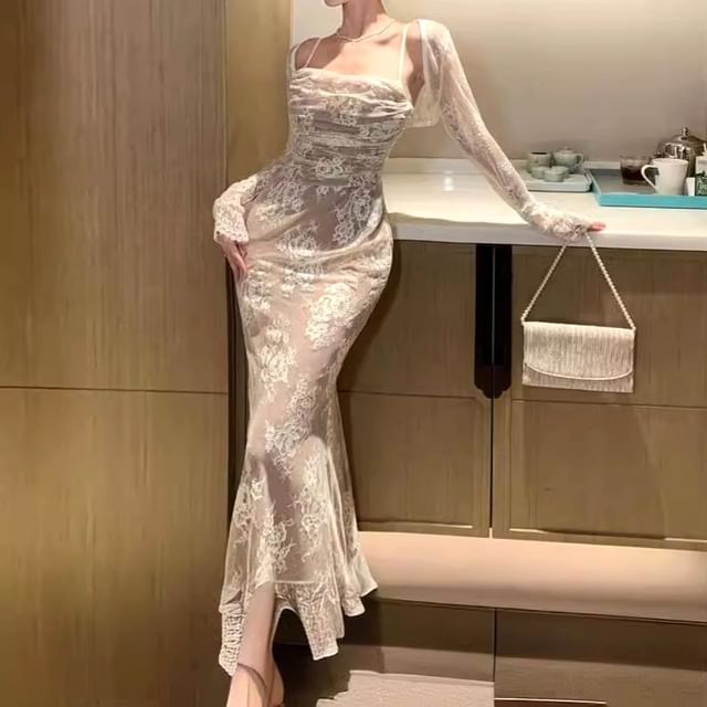 sachin and babi light blue dress Women Maxi Dress Dresses Shrug main image 0