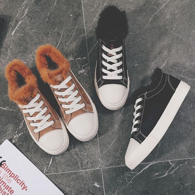 Solejoy-Lace-Up Sneakers Various Designs
