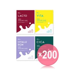 G9SKIN - Deep Moisture Mask Set - 4 Types (x200) (Bulk Box)