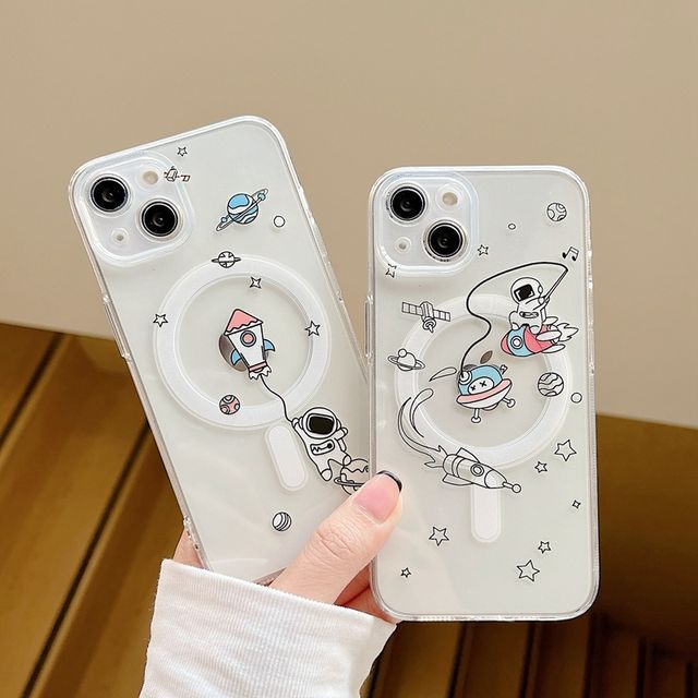 Cute Astronaut Phone Case for iPhone 14 11 12 13 Pro Max Pro