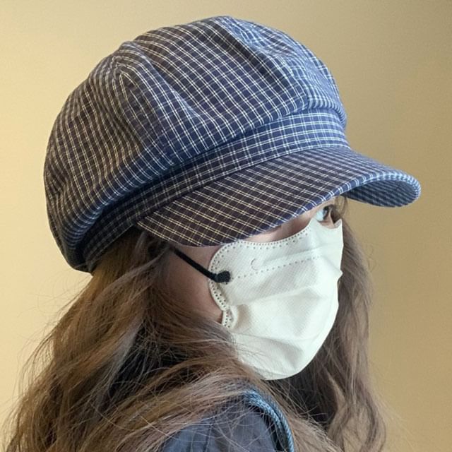 HATHOT-Plaid Newsboy Cap