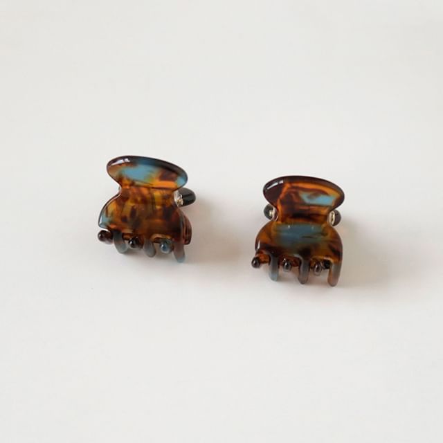 Allyrinta-Lot de 2 Mini pince à cheveux en acétate