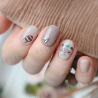 Lunacaca - Lucky Raccoon Nails Art Stickers