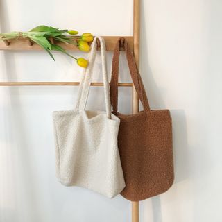 fur shopper bag