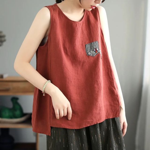 Lewwe-Sleeveless Top