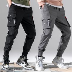 Wescosso - Sports Cargo Cropped Pants