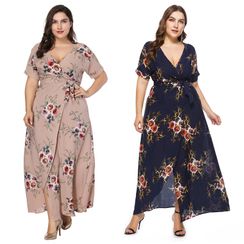 Chelsie Chic - V Neck Printed Sundress Chelsie Chic - V Neck Printed Sundress