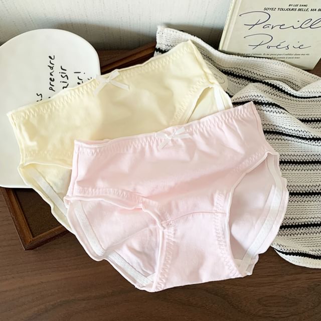 Gecko-Plain Bow Panty