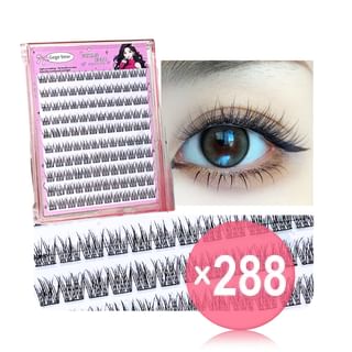 Gege Bear - Glue Free False Eyelashes - Fishtail (x288) (Bulk Box)