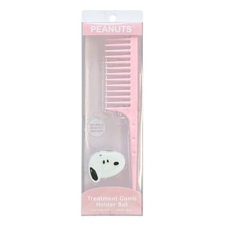 SHOBIDO - Snoopy Treatment Comb Holder Set Pink