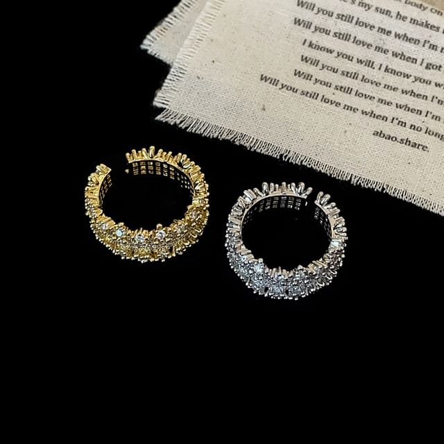Panda Dama-Rhinestone Ring