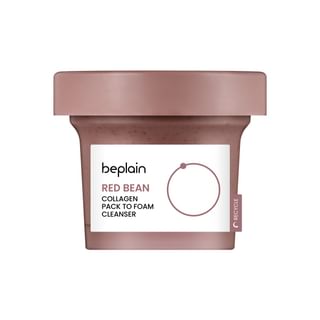 beplain - Red Bean Collagen Pack To Foam Cleanser