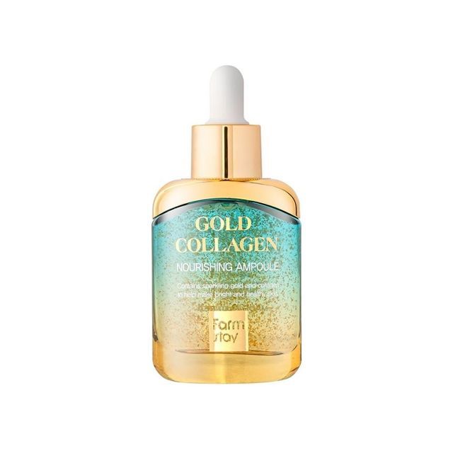 Farmstay-Gold Collagen Nourishing Ampoule - Ampoule nourrissante au collagène hydratante