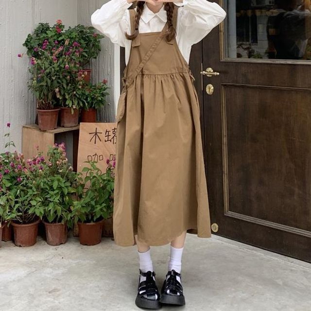 brown dungaree dress Floral Jacquard Short A Line Dress In Burgundy Pink, Burgundy/Pink / Regular / 18 main image 0