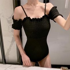 DJ Design - Ruffle Trim Swimsuit DJ Design - Ruffle Trim Swimsuit