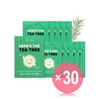 I DEW CARE - Here's The Tea Tree Sheet Mask Set (x30) (Bulk Box)