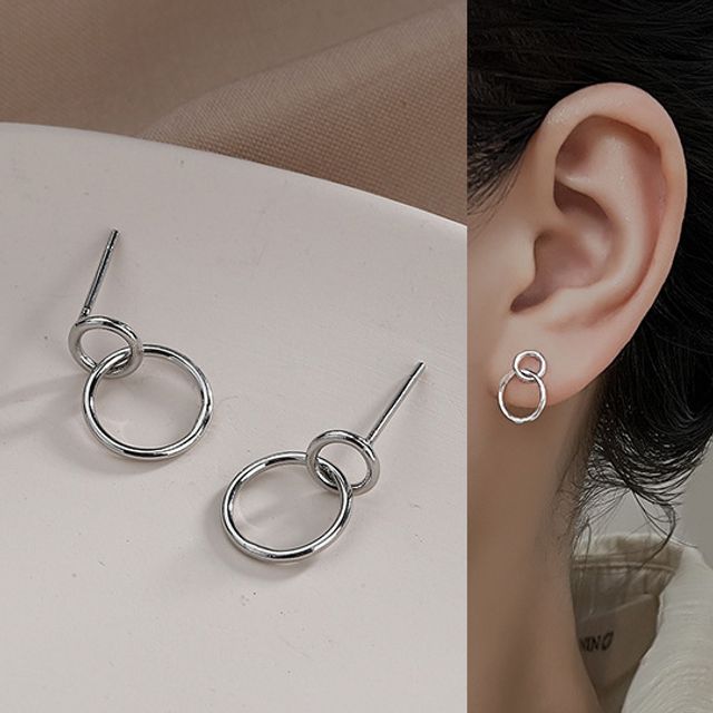 Chimerro-Hoop Alloy Dangle Earring