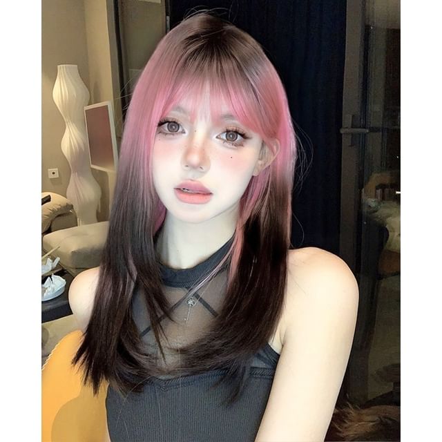 Jellyfish-Long Full Wig - Straight Highlight