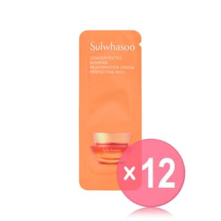 Sulwhasoo - Concentrated Ginseng Rejuvenating Cream Perfecting Rich Sachet (x12) (Bulk Box)