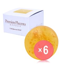 Dr.pro labo Japan - Premium Placenta Effect Gold Placenta Soap (x6) (Bulk Box)