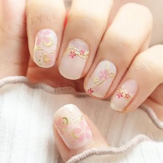 Japanese Spring  Sakura Nails 2  Nail Art Lab