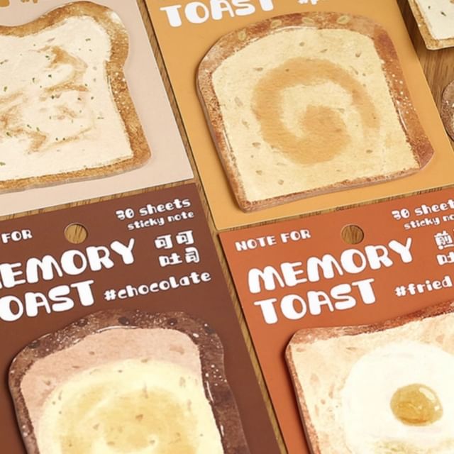 Hera-s Place-Toast Sticky Note Various Designs Set