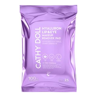 Cathy Doll - Hyaluron Lip and Eye Makeup Remover Pad