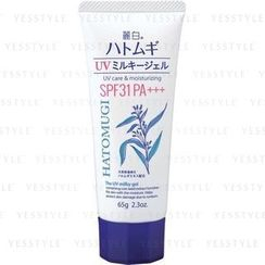 KUMANO COSME - Reihaku Hatomugi UV Milky Gel SPF 31 PA+++ 65g KUMANO COSME - Reihaku Hatomugi UV Milky Gel SPF 31 PA+++ 65g