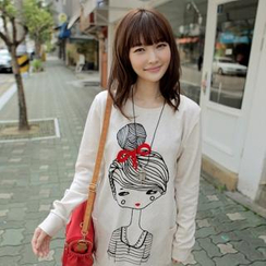 CLICK - Doll-Print Pullover CLICK - Doll-Print Pullover
