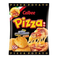 Calbee - Pizza Flavored Potato Chips 55g Calbee - Pizza Flavored Potato Chips 55g