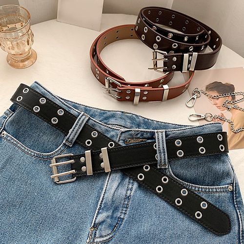 Pompabee - Faux Leather Belt | YesStyle