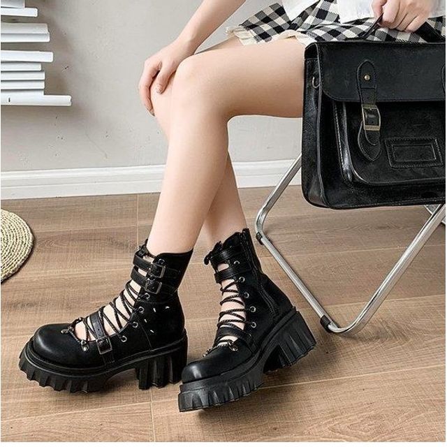 ◆OTZ SHOES◆ Baluni platform short boots FLOTEF4W11 fzz53357_black_xl?w=537&qlt=