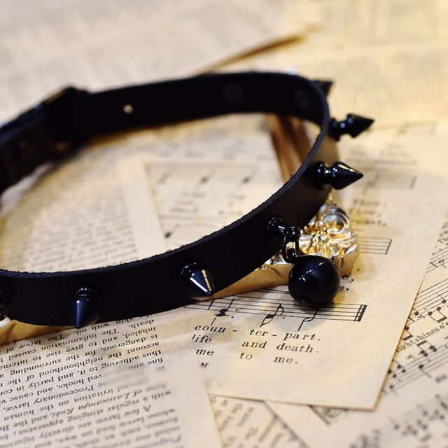 Drexxiax-Studded Choker