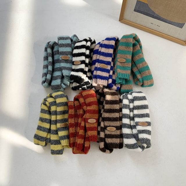 Frior-Striped Scarf