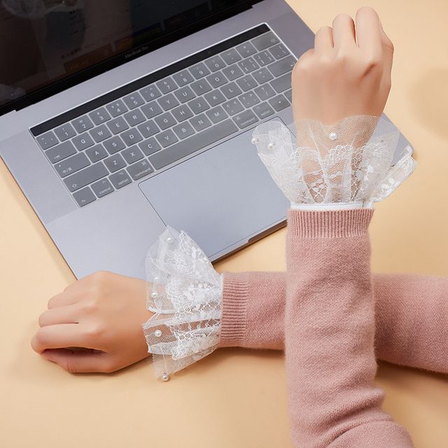 MIOW-Lace Trim Arm Sleeves