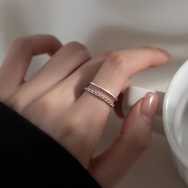 pexrl jewelry-Layered Ring