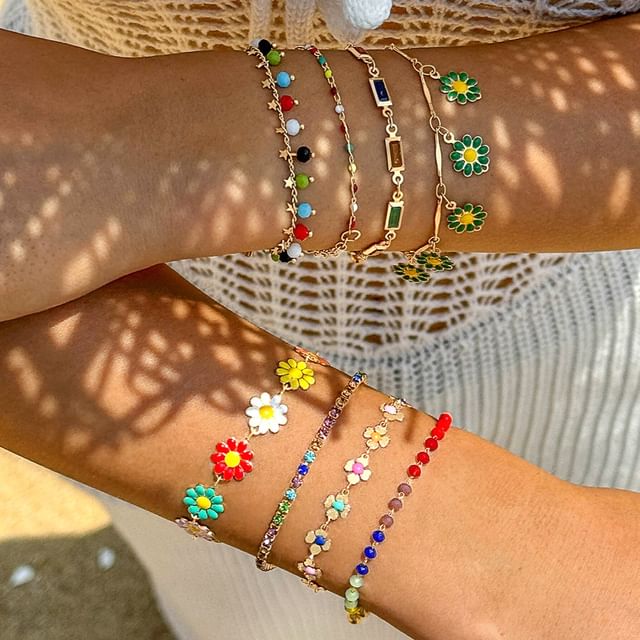 Seirios-Embellished Metallic Bracelet