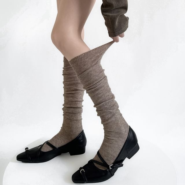 Gentiana-Plain Long Socks