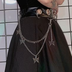 Chisan - Butterfly Layered Waist Chain Chisan - Butterfly Layered Waist Chain