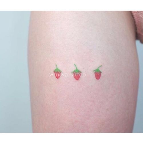 10 Piece/set Small Fresh Fruit Tattoo Stickers Waterproof Female Lasting  Cute Cherry Strawberry Children's Tattoo Stickers - Temporary Tattoos -  AliExpress