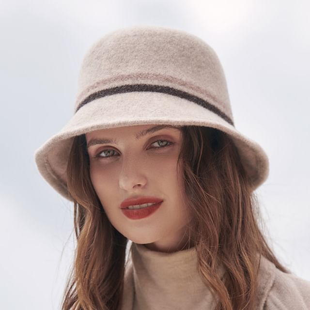Kinoxslone-Striped Bucket Hat