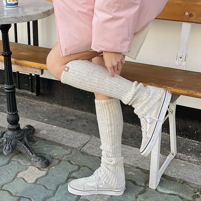 HOTPING RibKnit Leg Warmer YesStyle
