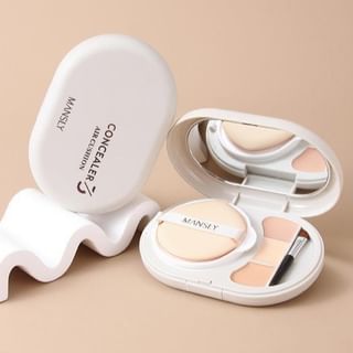 MANSLY - 2 In 1 Cushion & Concealer Palette - 2 Colors