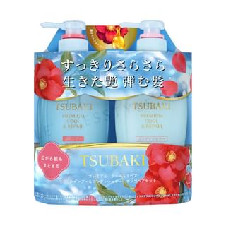 Shiseido - Tsubaki Premium Cool & Repair Shampoo & Conditioner Set