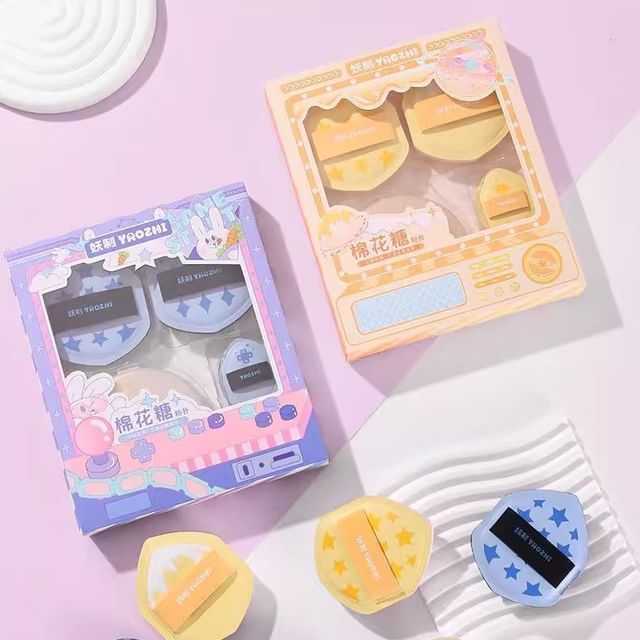 YAOZHI-Marshmallow Powder Puff Set with Case